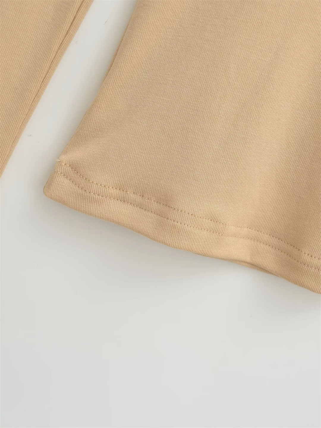 Plain Slim Fit Low Cut Wrist-Length Body Suit
