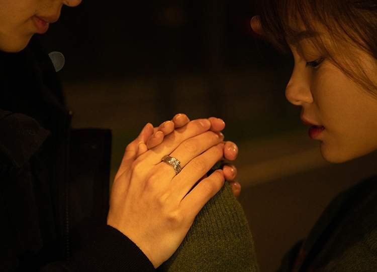 Original Design Angel A Silver plated Copper Couple's Ring for Men and Women
