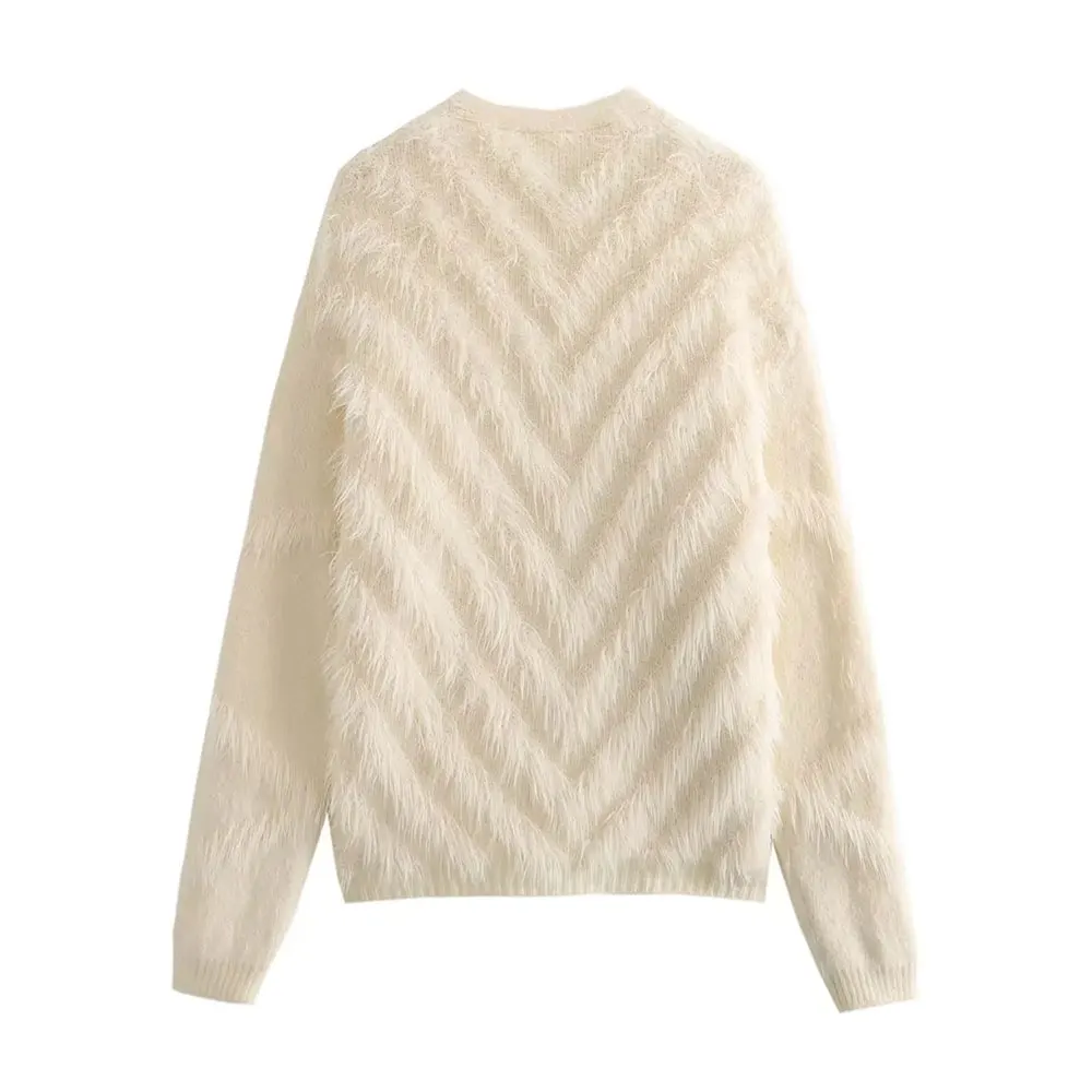 Ladies Chunky Knitted Cardigan