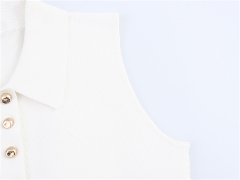 British Sleeveless Plain Regular Fit Sweater