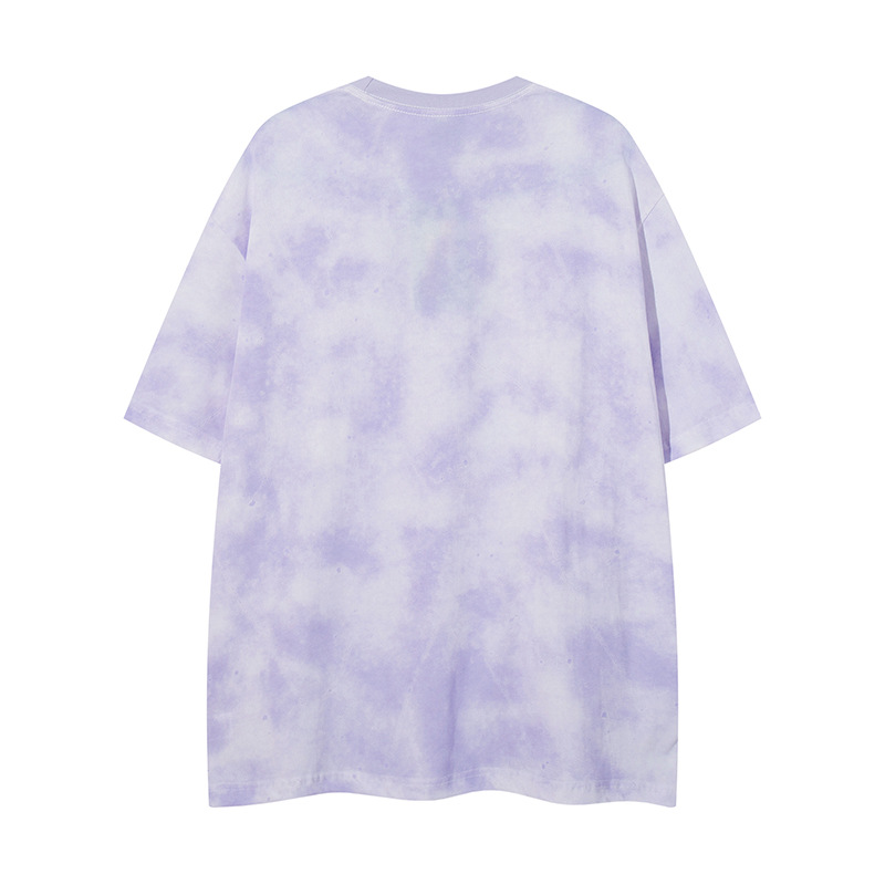 Oversized Cotton Swirled Graphic T-Shirt