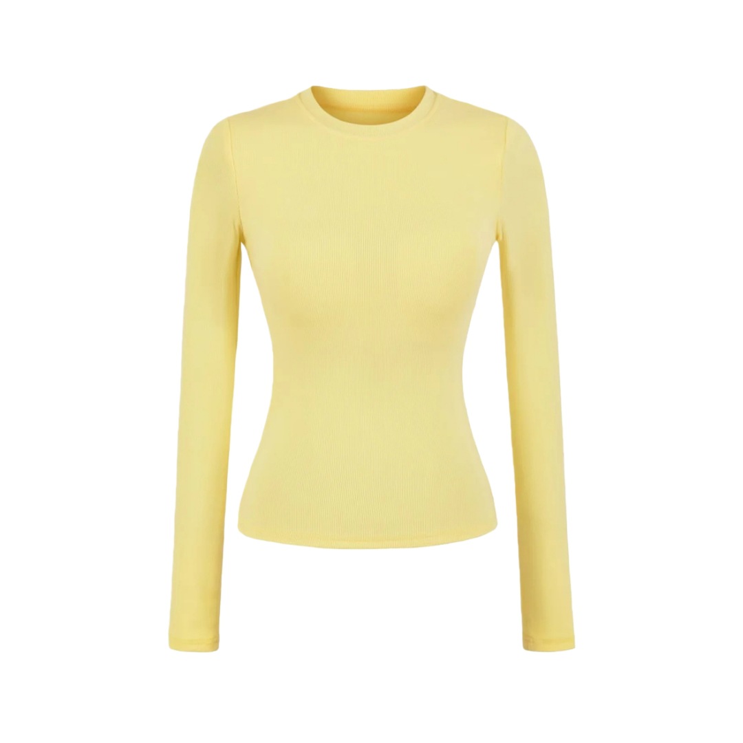 Japanese Crew Quilted Plain Slim-Fit Base-Layer Tee