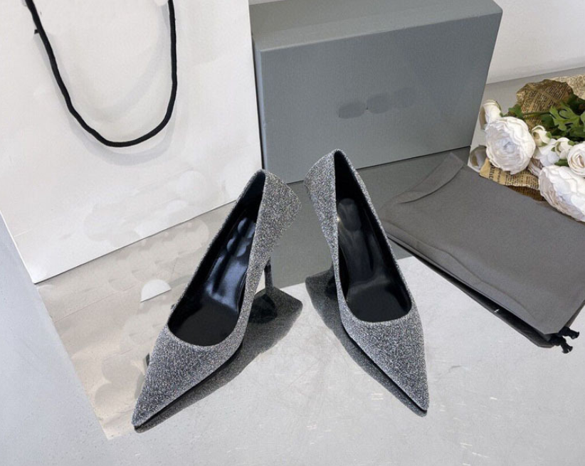 Office Ladies High Heels Genuine Leather High End Brand New Shoes Female Sexy Pointy toe Basic Pumps Shoes Women