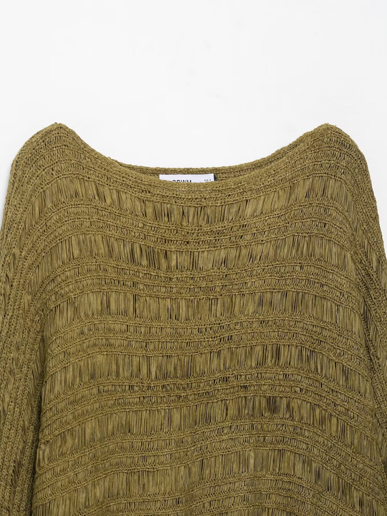 Ladies' Full Sleeve Plain Knit Polyester Sweater