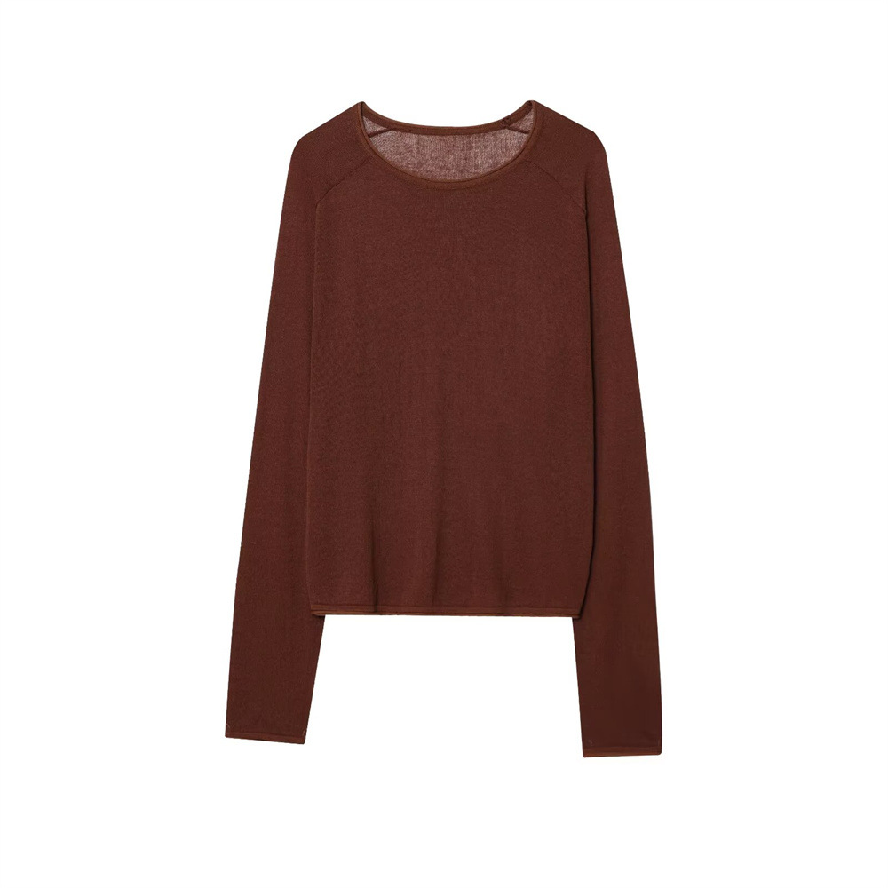 Ladies Crew Full Sleeve Plain Sweater