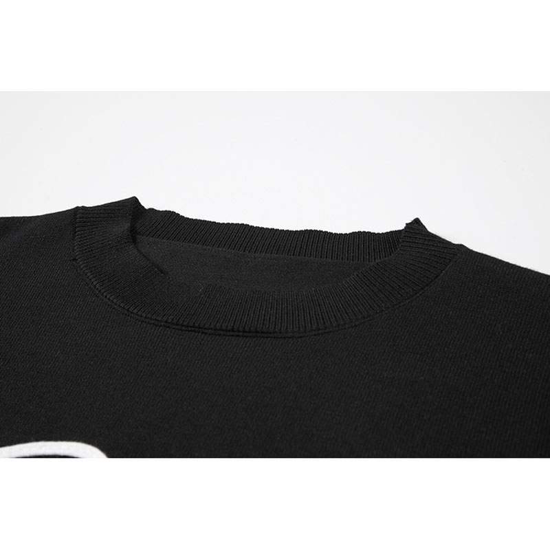 Commuting Relaxed Striped Long Sleeve Sweater
