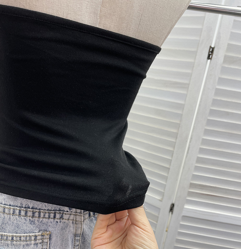Solid Color Sexy Asymmetric Wrap Top