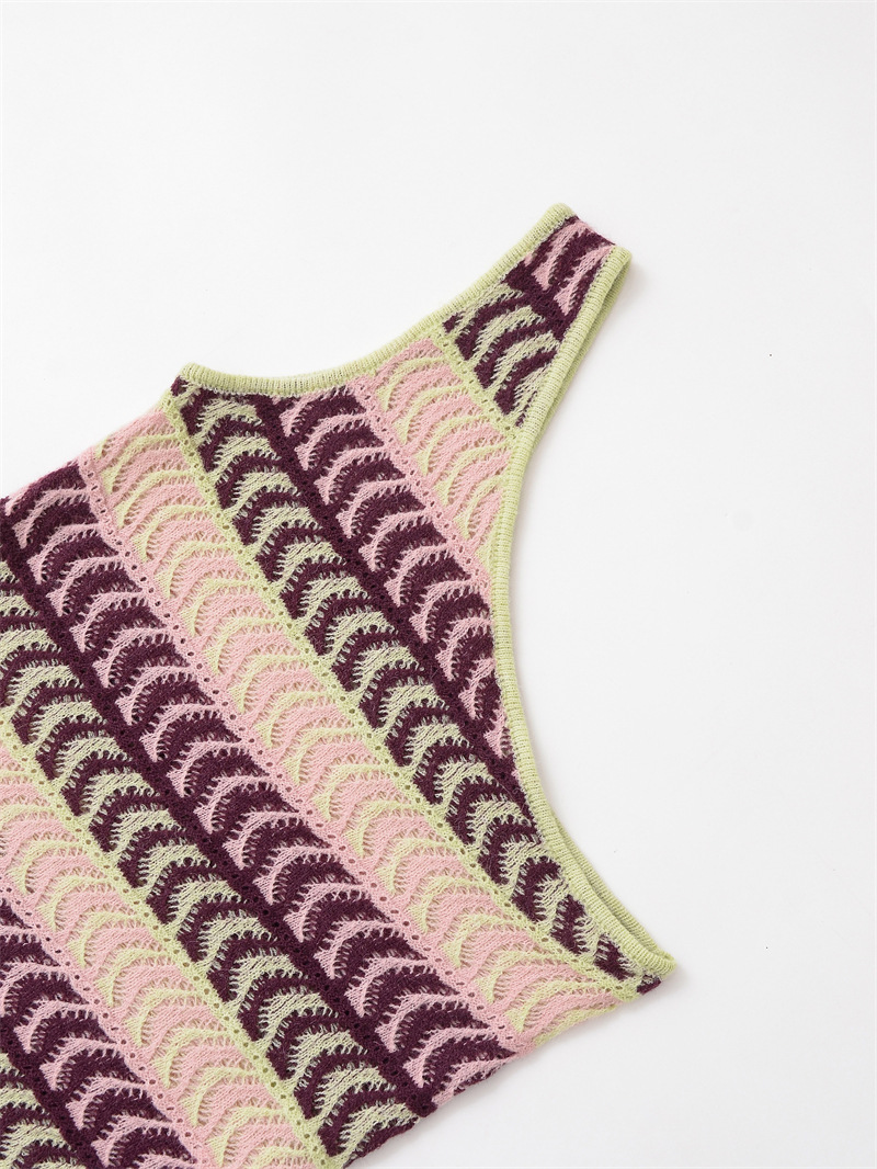 Ladies Irregular Polyester Crew Sweater