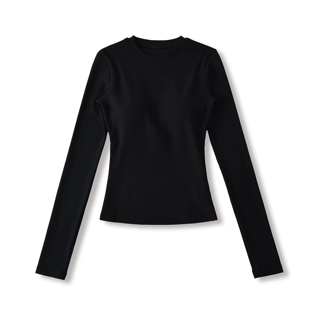 Japanese Crew Quilted Plain Slim-Fit Base-Layer Tee