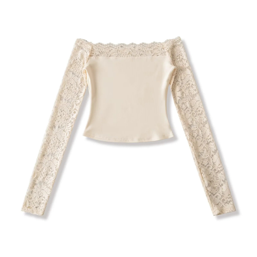 Private Celebrity Single-Strap Slim Fit Cropped T-Shirt