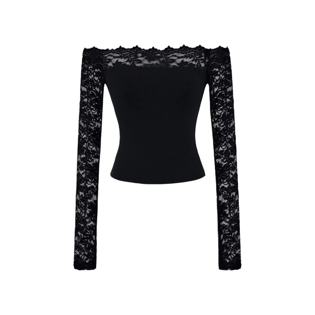 Private Celebrity Single-Strap Slim Fit Cropped T-Shirt