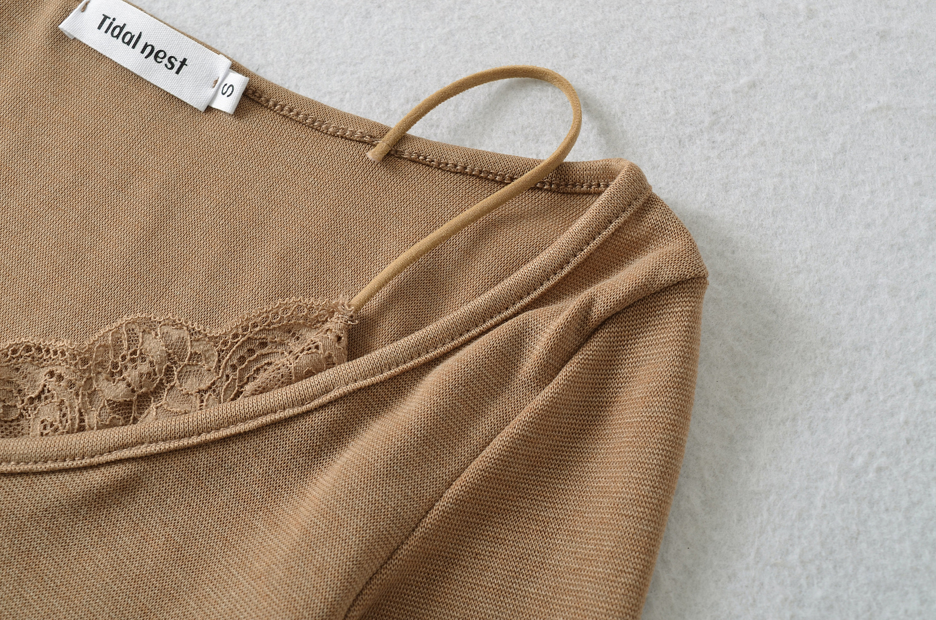 Round Neck Full Sleeve Double Layer Contour Tee
