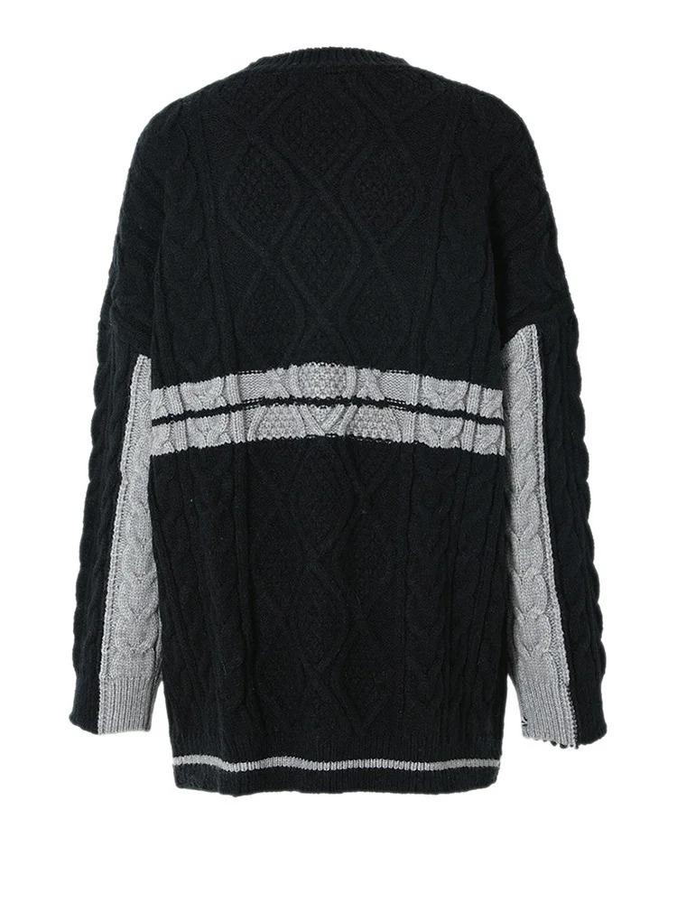 Ladies Oversized Knit Sweater