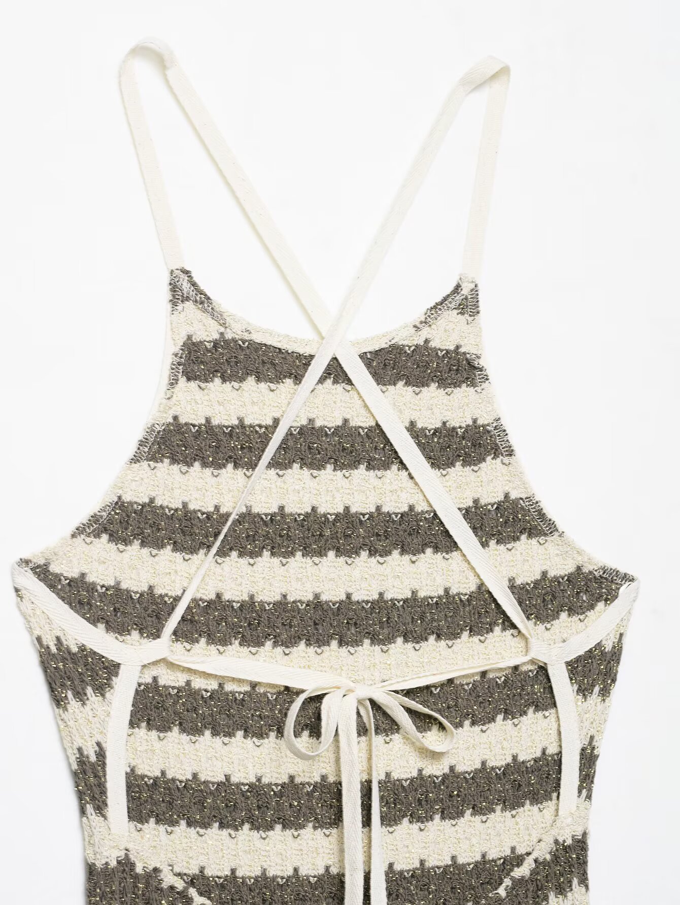 Sleeveless Long Cutout Laced Graphic Dress