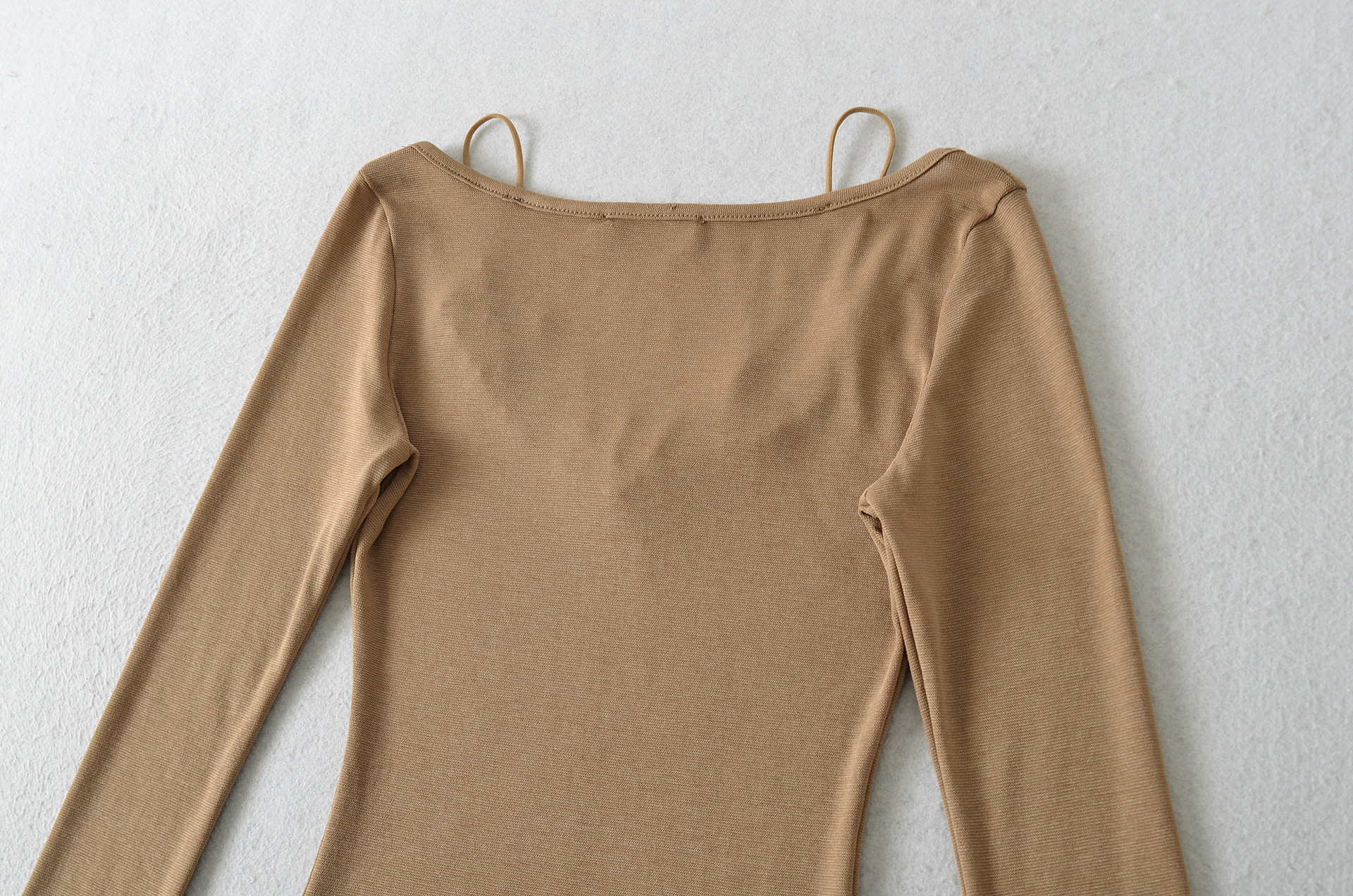 Round Neck Full Sleeve Double Layer Contour Tee