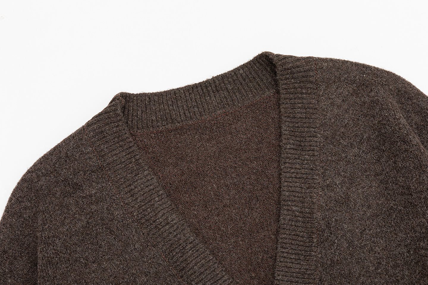 Slouchy Plain Polyester Cardigan
