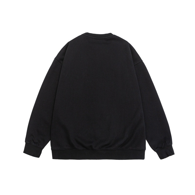 Teen Oversized Crew Alphabet Graphic Sweatshirt