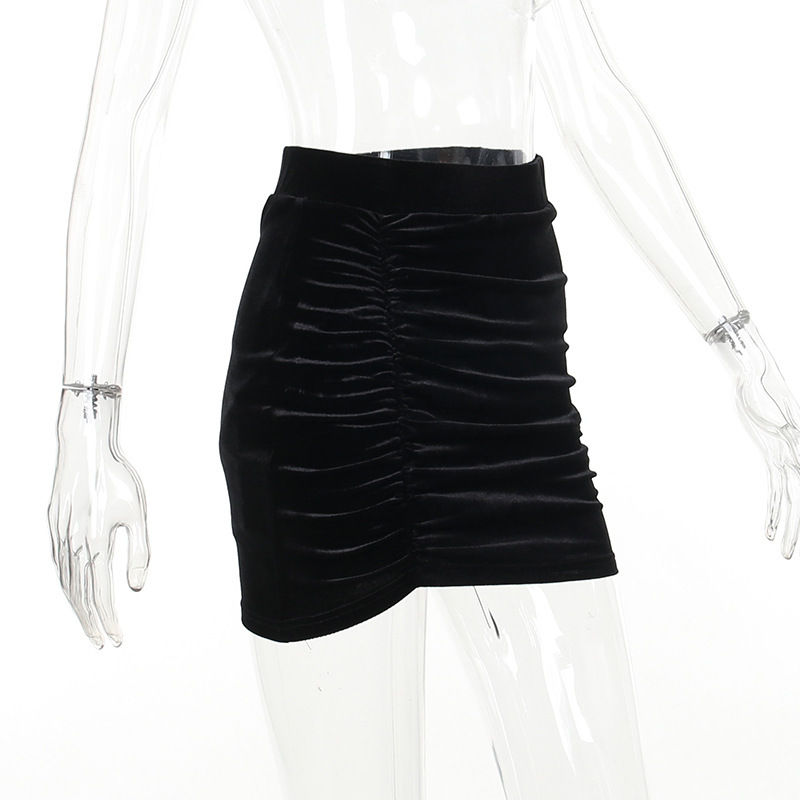 Ladies' Everyday Natural Waist Plain Polyester Mini Skirt