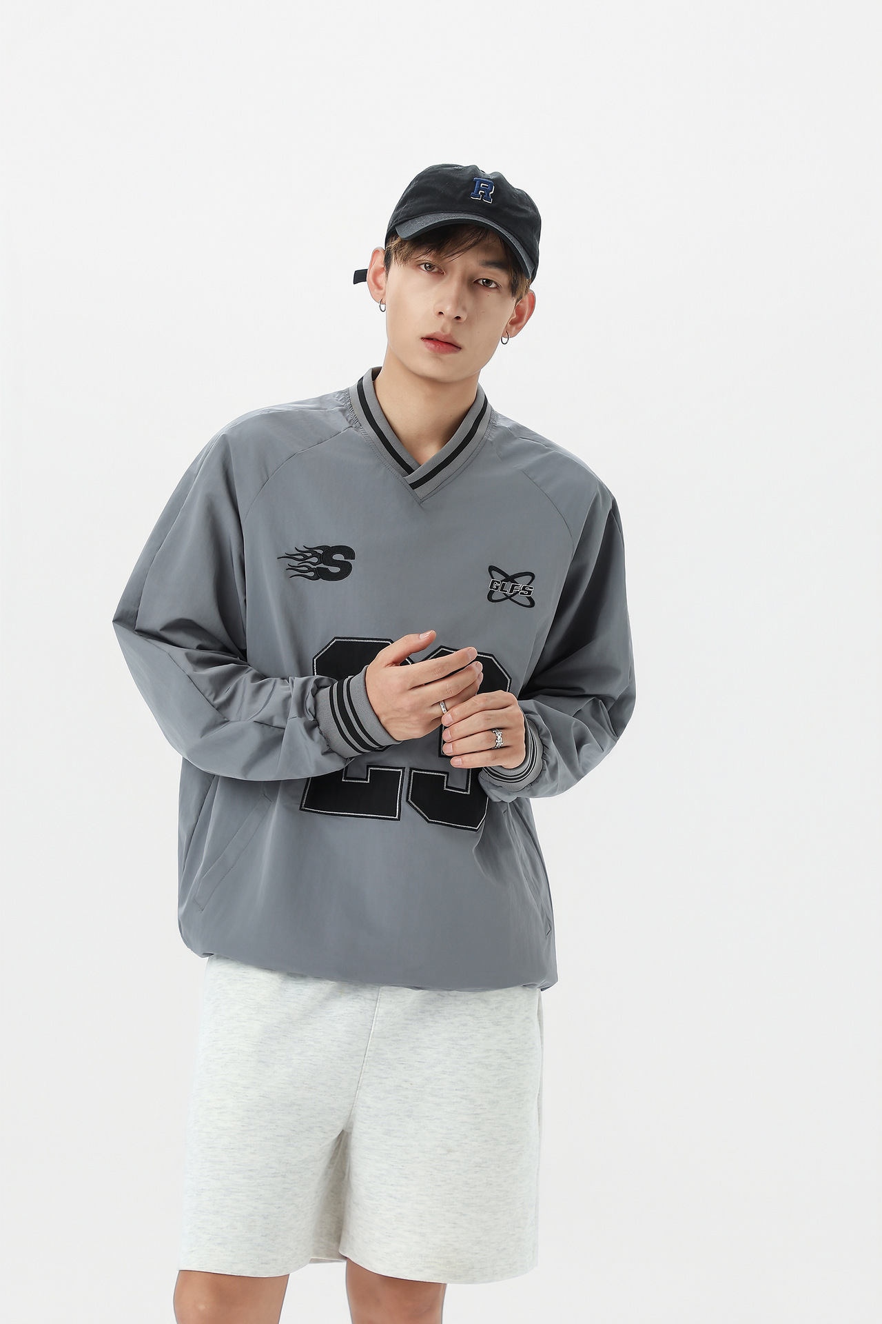 Vintage Athletic Loose Fit Sweatshirt