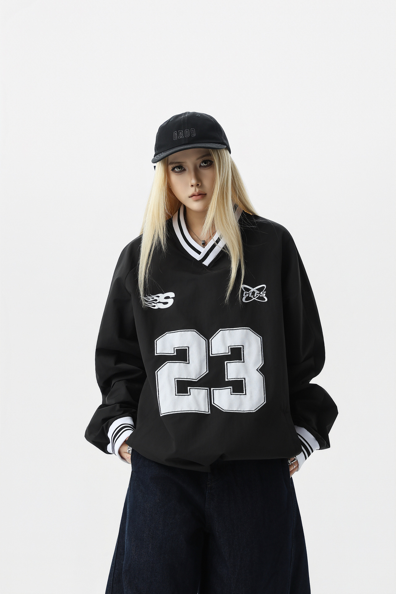 Vintage Athletic Loose Fit Sweatshirt