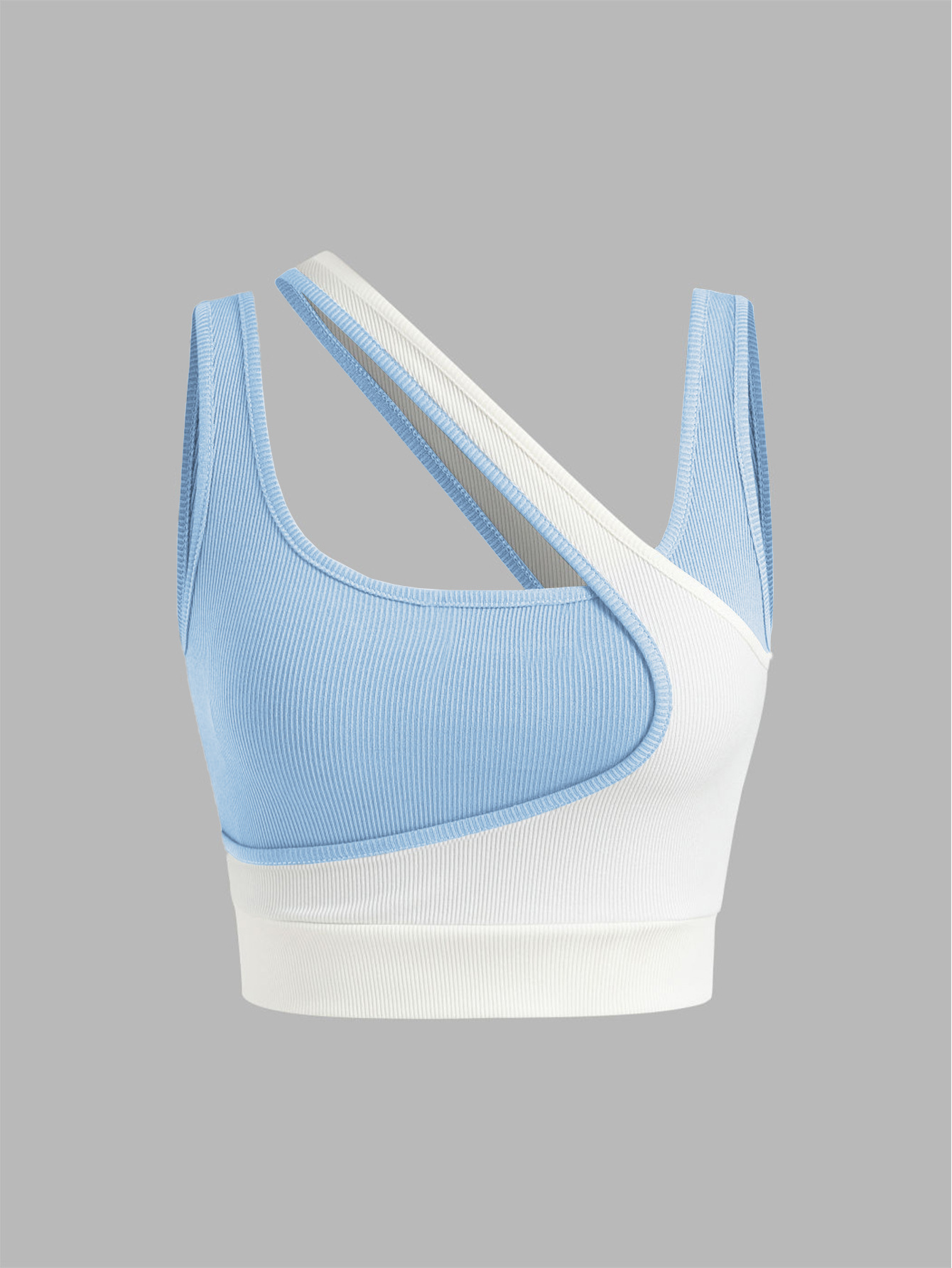 Sassy Sleeveless Asymmetric Fitted Jacket