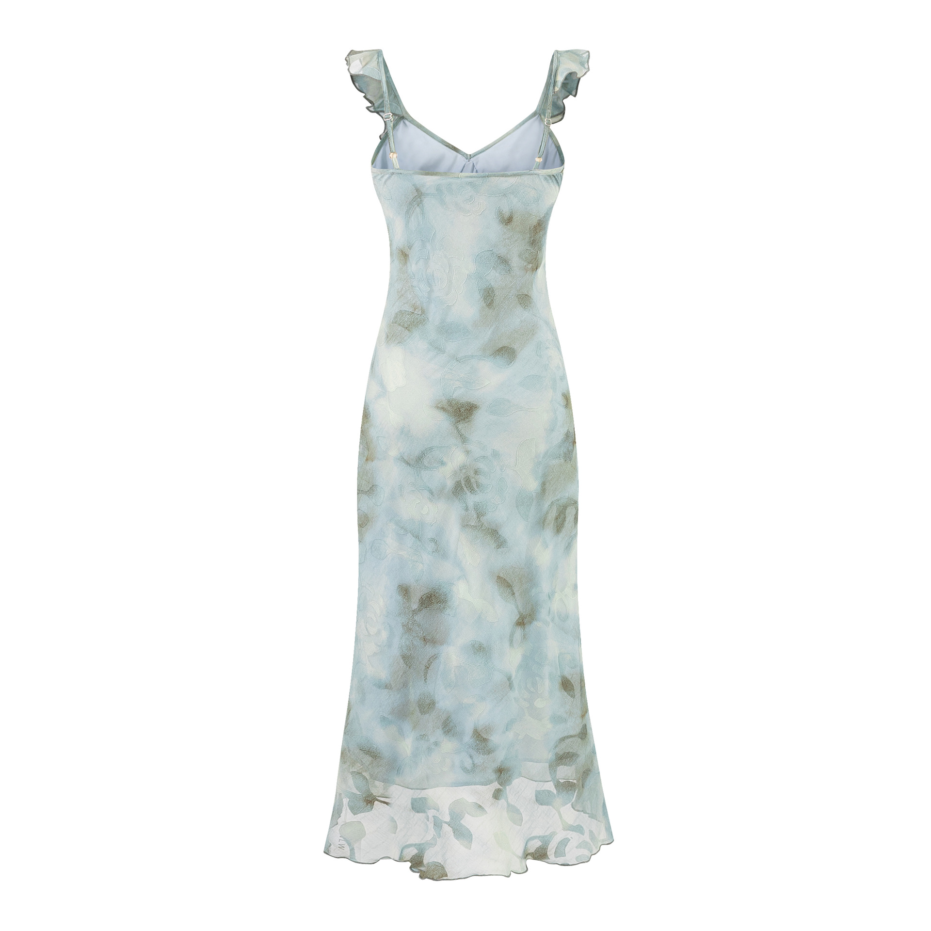 Printed camisole skirt long dress for women