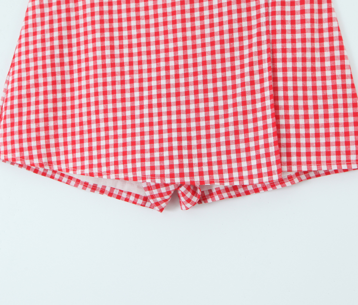Slimming button decoration skirt pants A-line short skirt