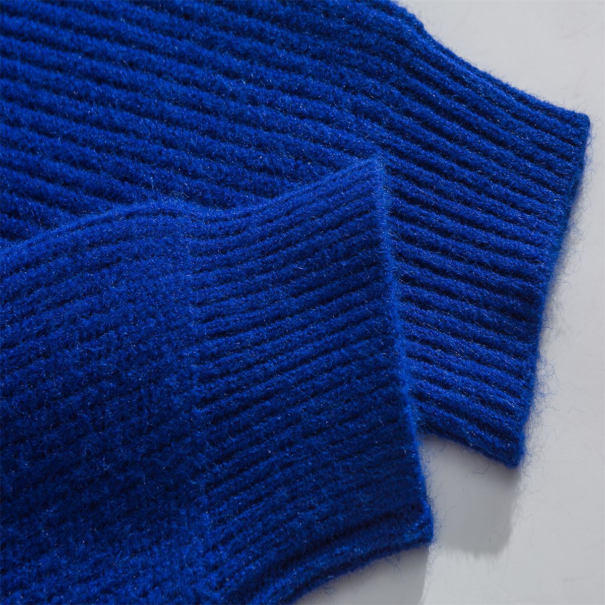 Color Block Japanese Workwear Oversized Sweater