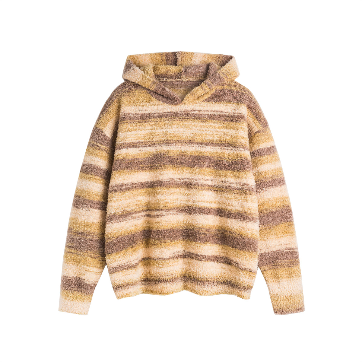 Japanese Workwear Color Block Oversized Sweater