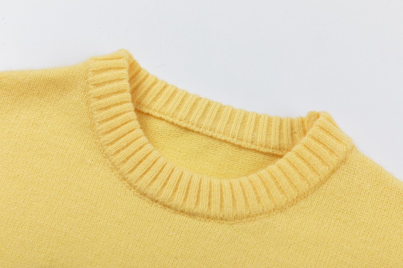 Unisex Japanese Workwear Dog Graphic Oversized Crewneck Sweater