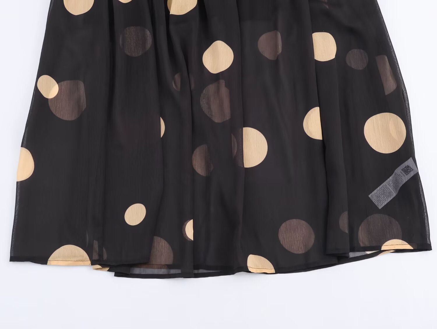 Round neck long sleeved printed long skirt long skirt dress for women