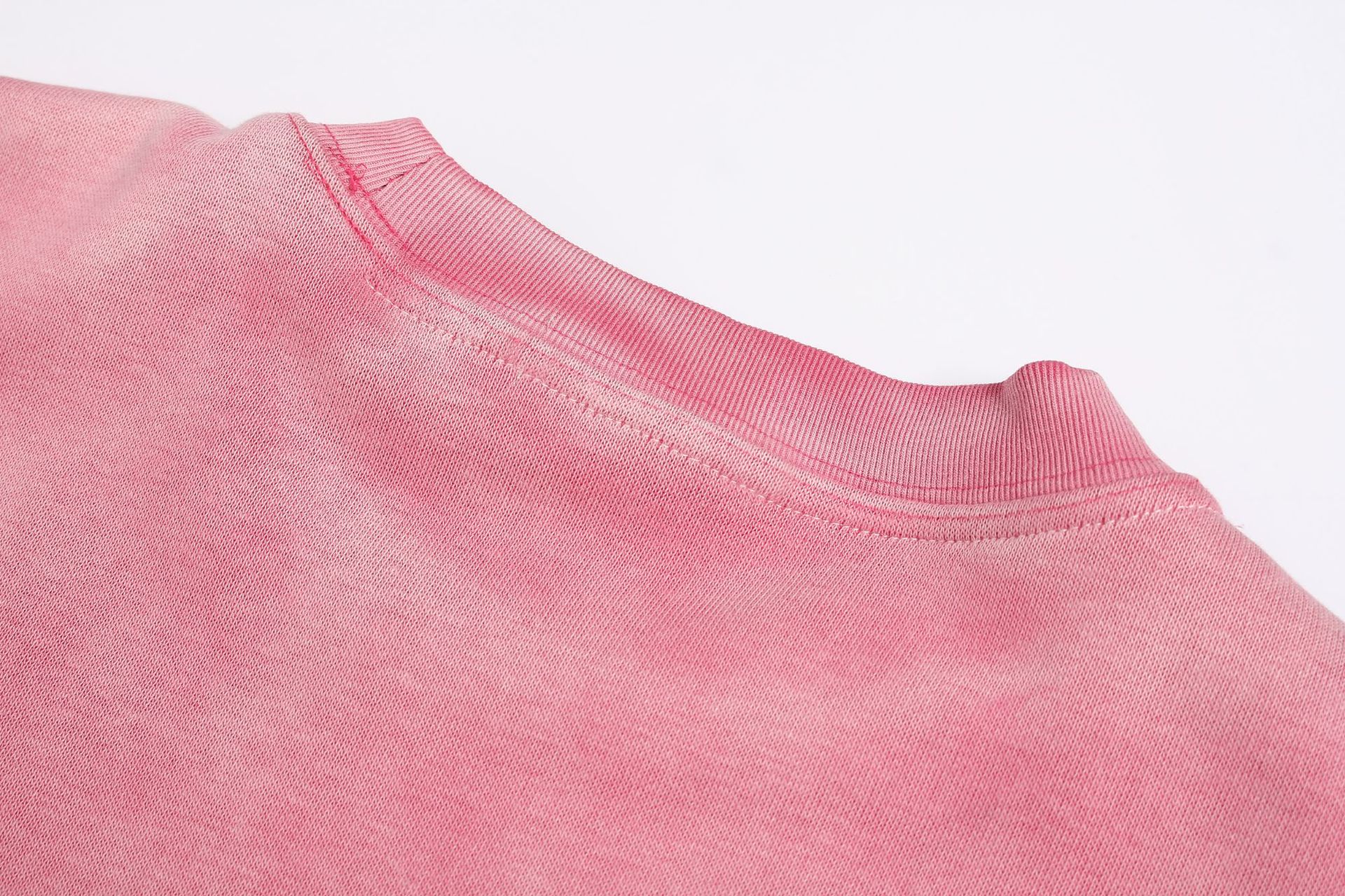 Menswear Oversized Acid Wash Ombre Embellished Hoodie