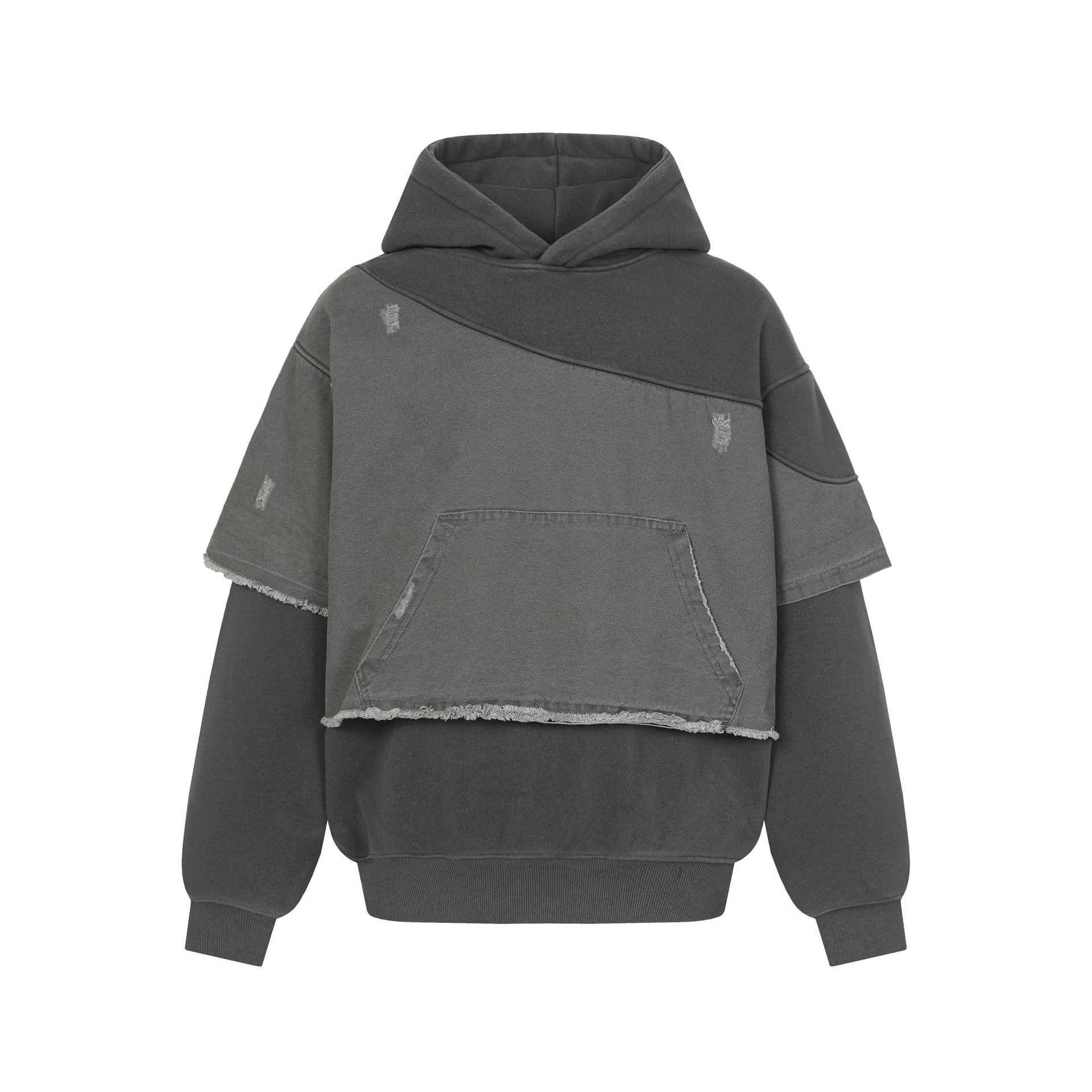 American Retro Cotton Graphic Hoodie