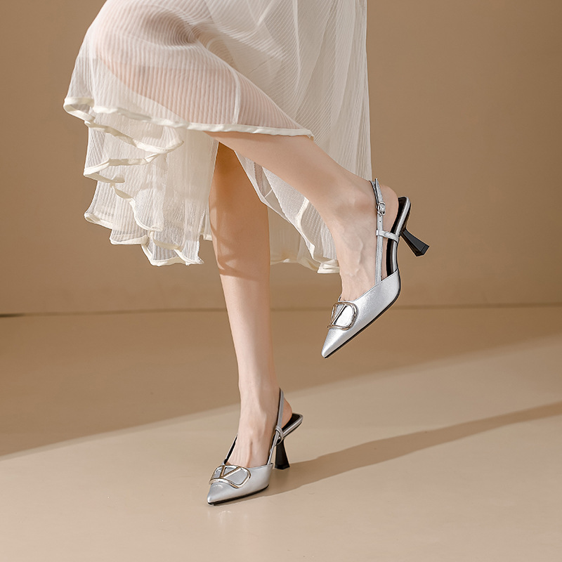 High-heeled Shoes for Women with Thin Heels, Fashionable Dress Shoes, Sandals for Women, Stylish Huizhou Women's Shoes