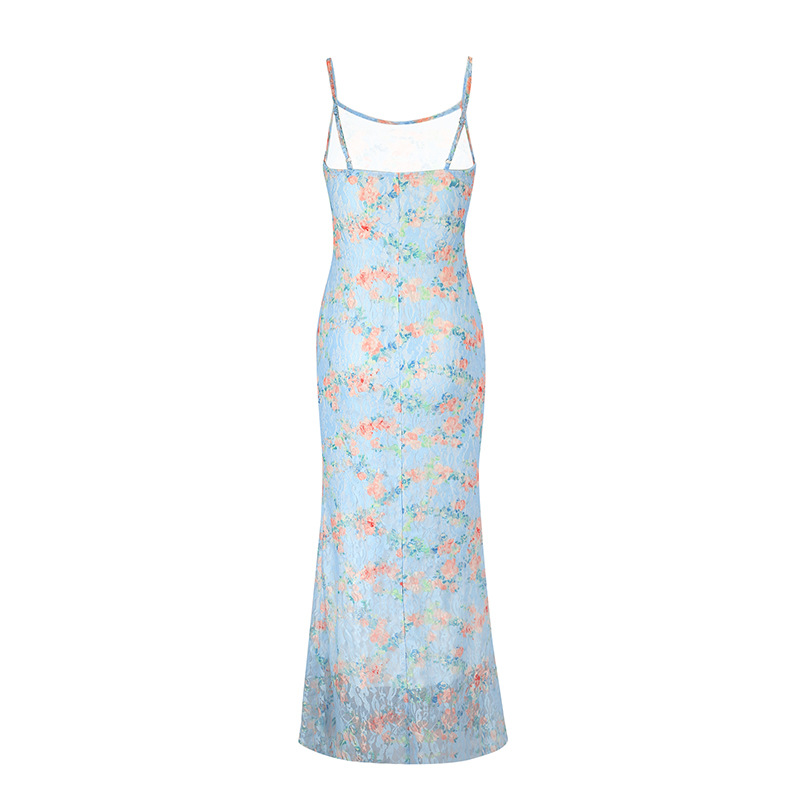 One-Shoulder Sleeveless Fitted Maxi Dress