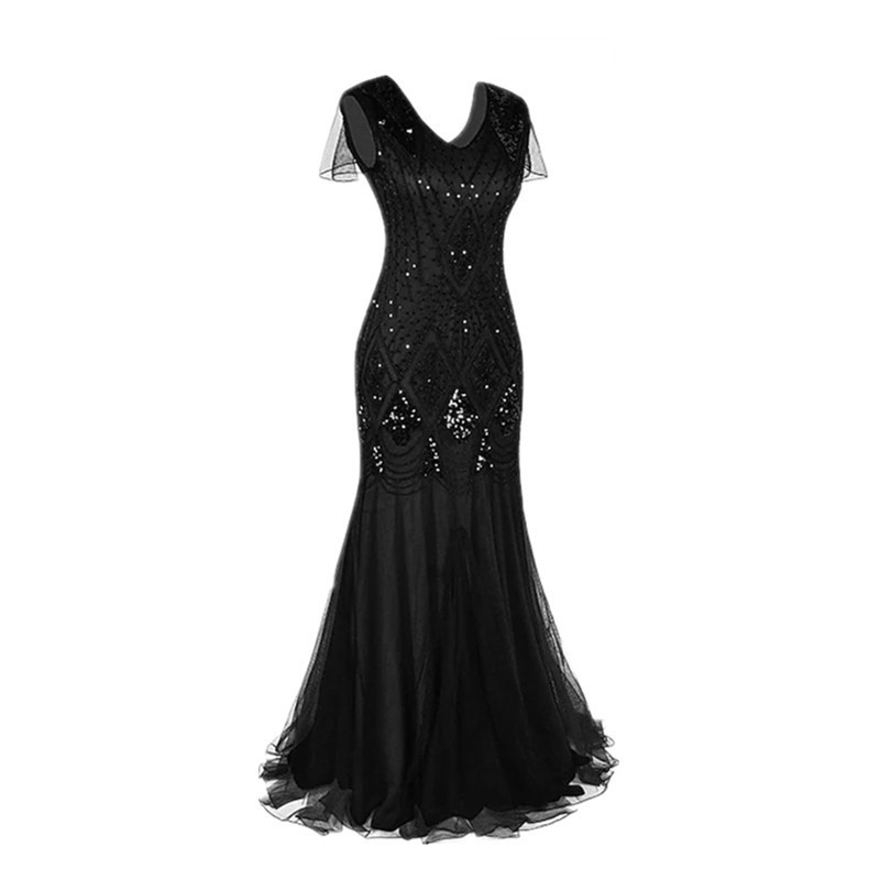 Art Deco Glitter Flapper Dress