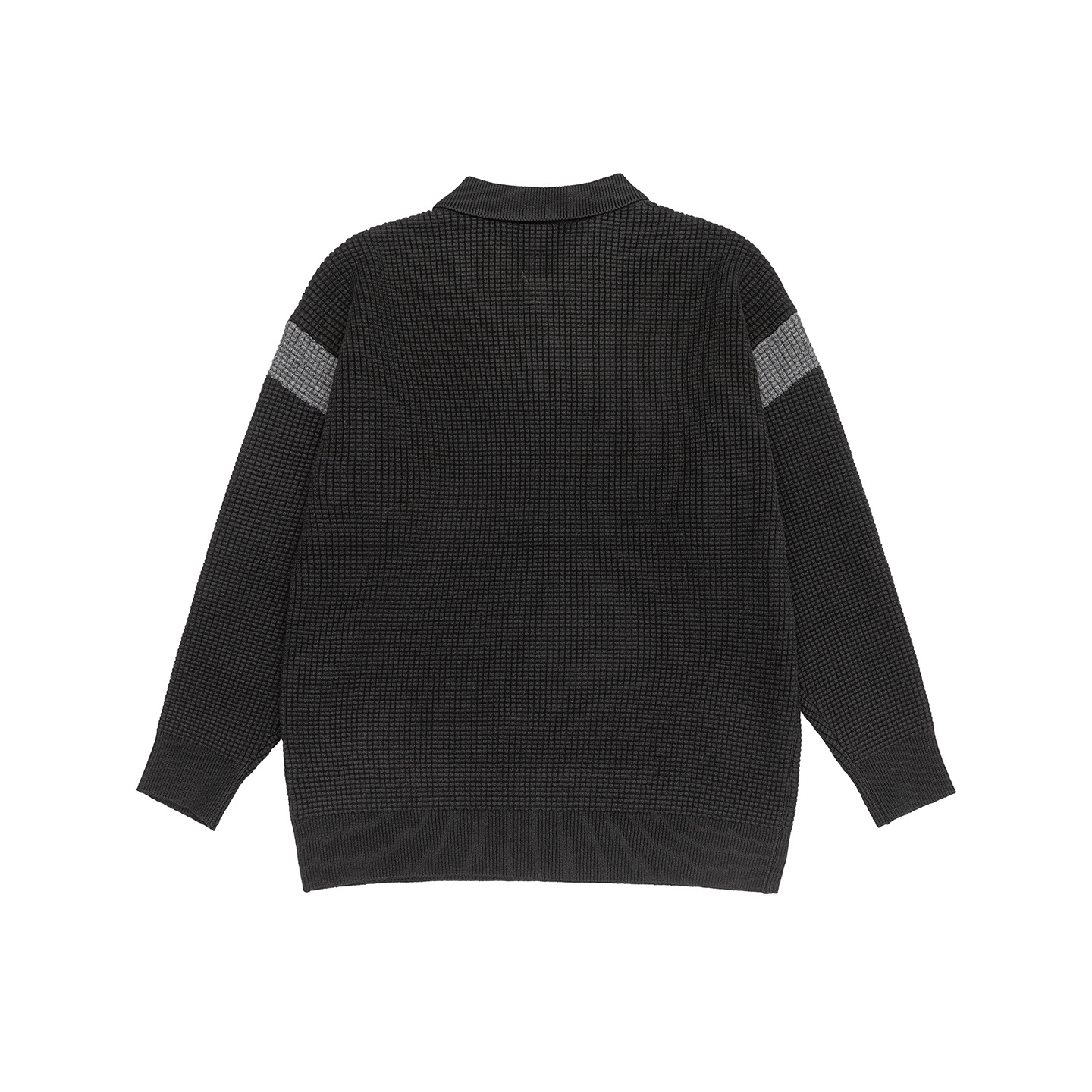 Oversized Pieced Knit Tropical Fruit Motif Sweater