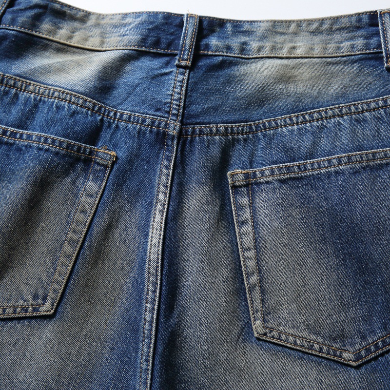 Denim Pants Men Loose Straight Leg Wide Leg Long Pants