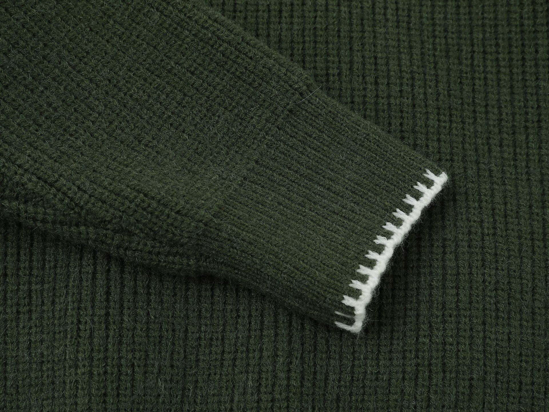 Henley Neck Sweater Unisex Autumn Vintage Chic Loose Versatile Couple Knitwear