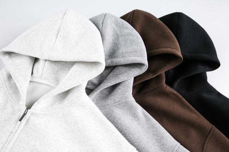 Classic Relaxed Cotton Hood Cardigan