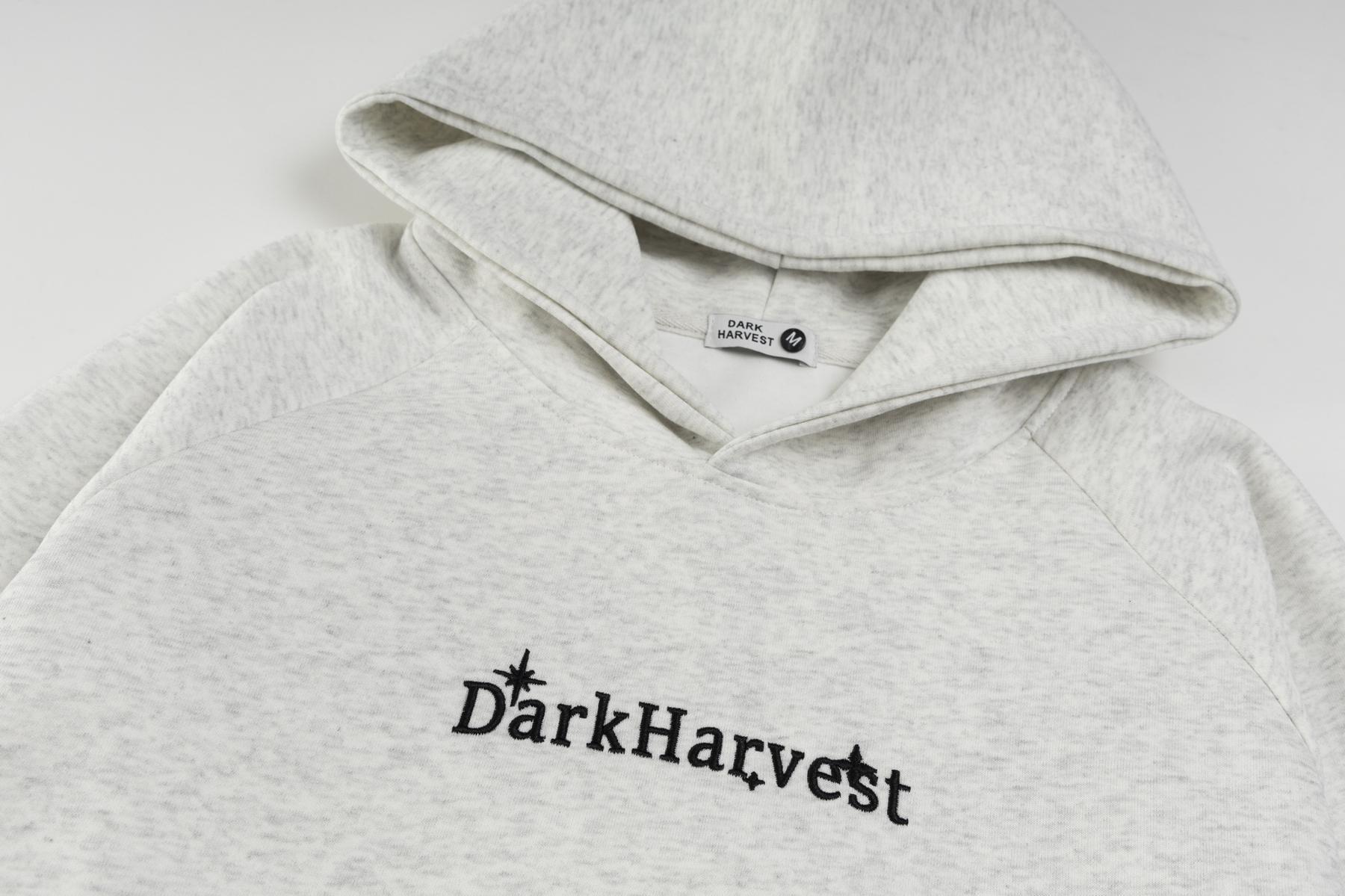 Oxygen Cotton Milk Silk Alphabet Print Hoodie