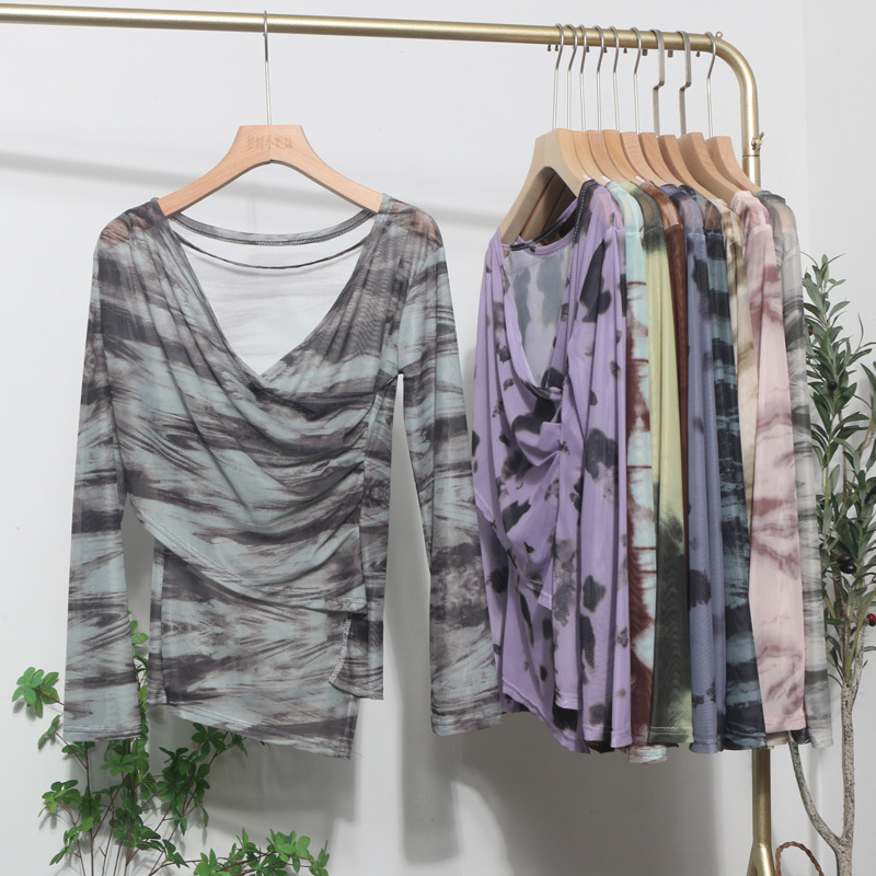 Desire Asymmetrical Long Single Sleeve Blouse