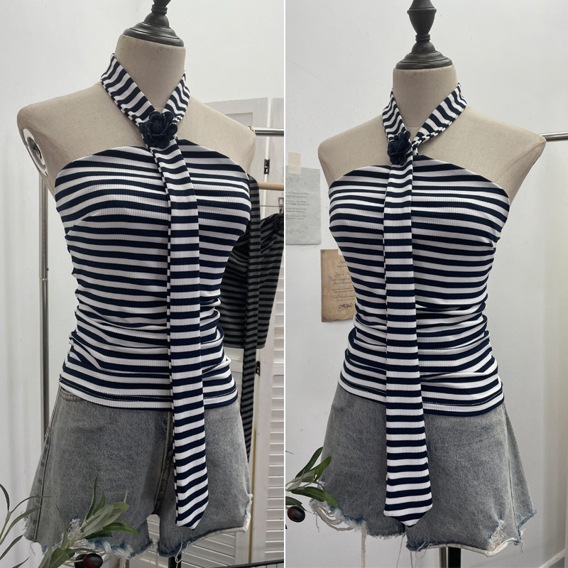 Sexy Slim Fit Halter Blouse