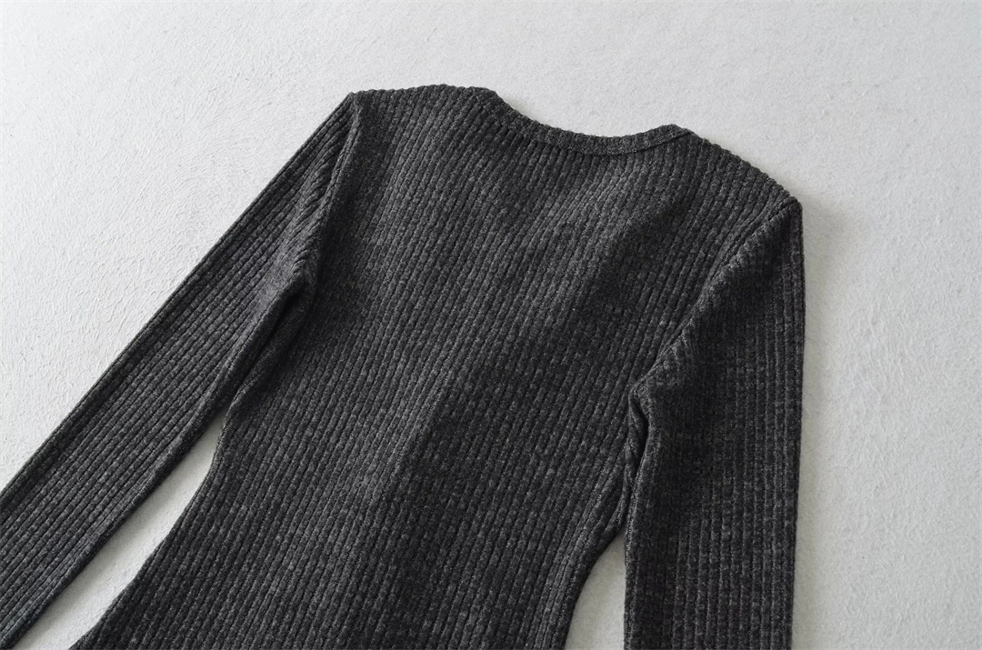 Sexy Dual-Tone Faux Overlay Top