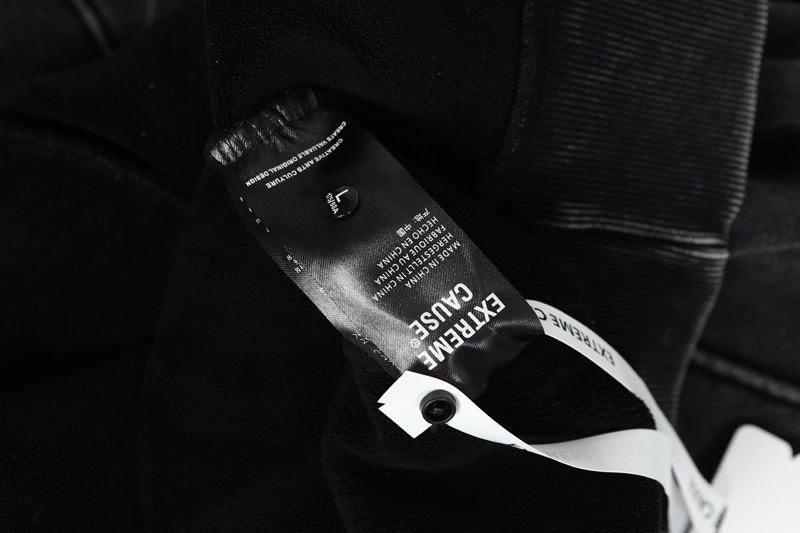 Urban Aged Cotton Pieced Hoodie