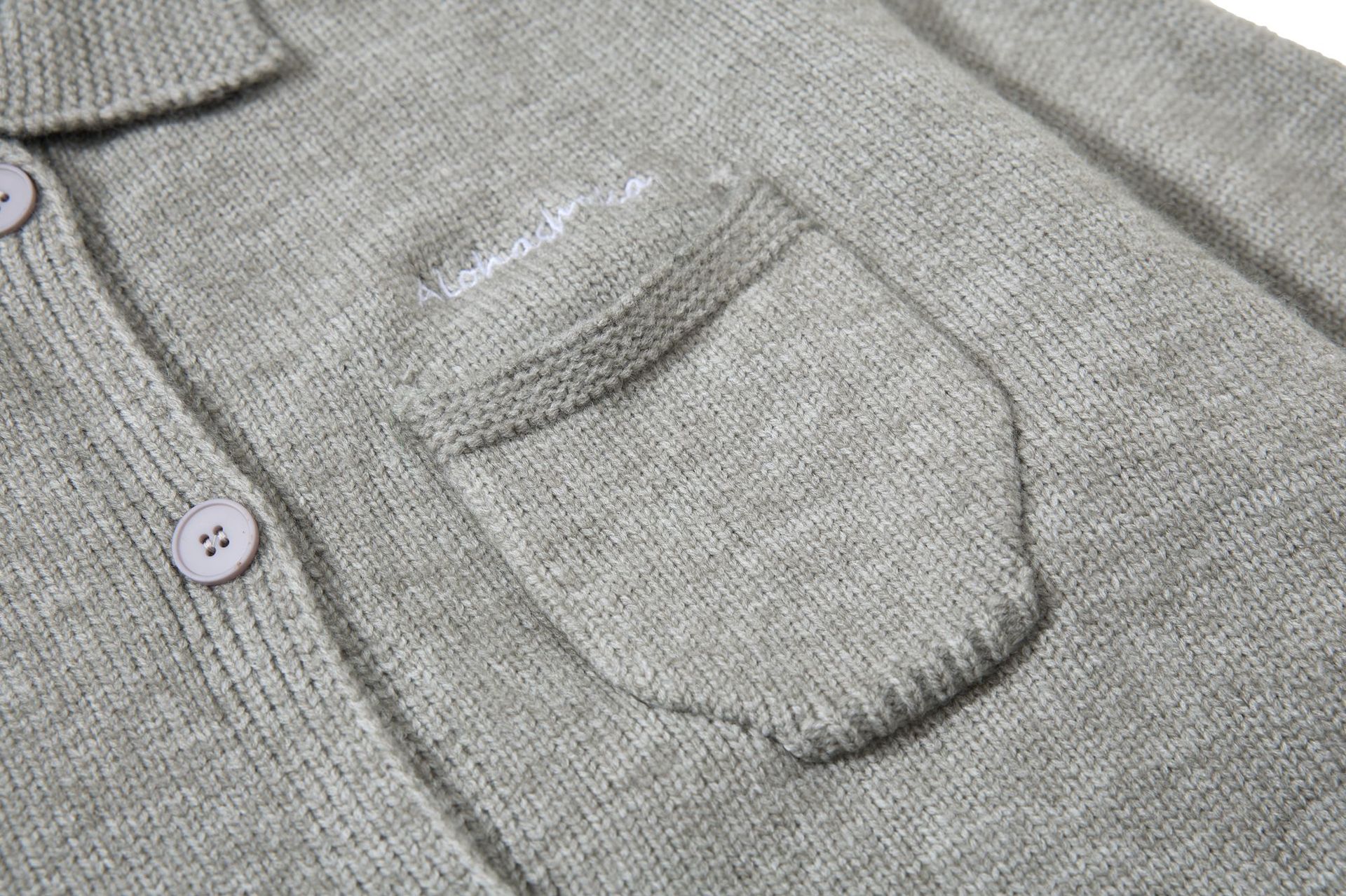 Genderless Oversized Embellished Jacquard Cardigan