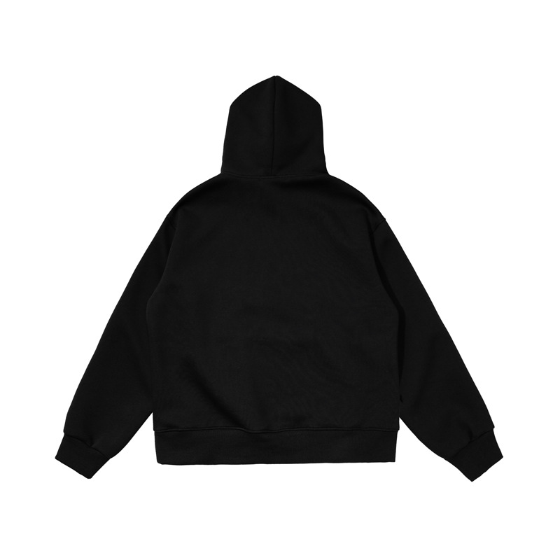 Matching Retro Alphabet Patch Hoodie