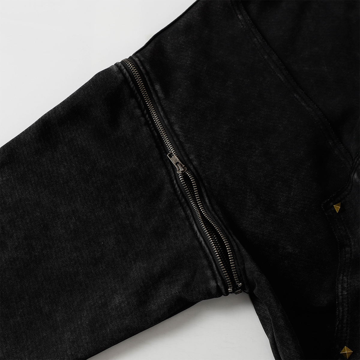 American Vintage Loose Fit Zipper Front Hoodie