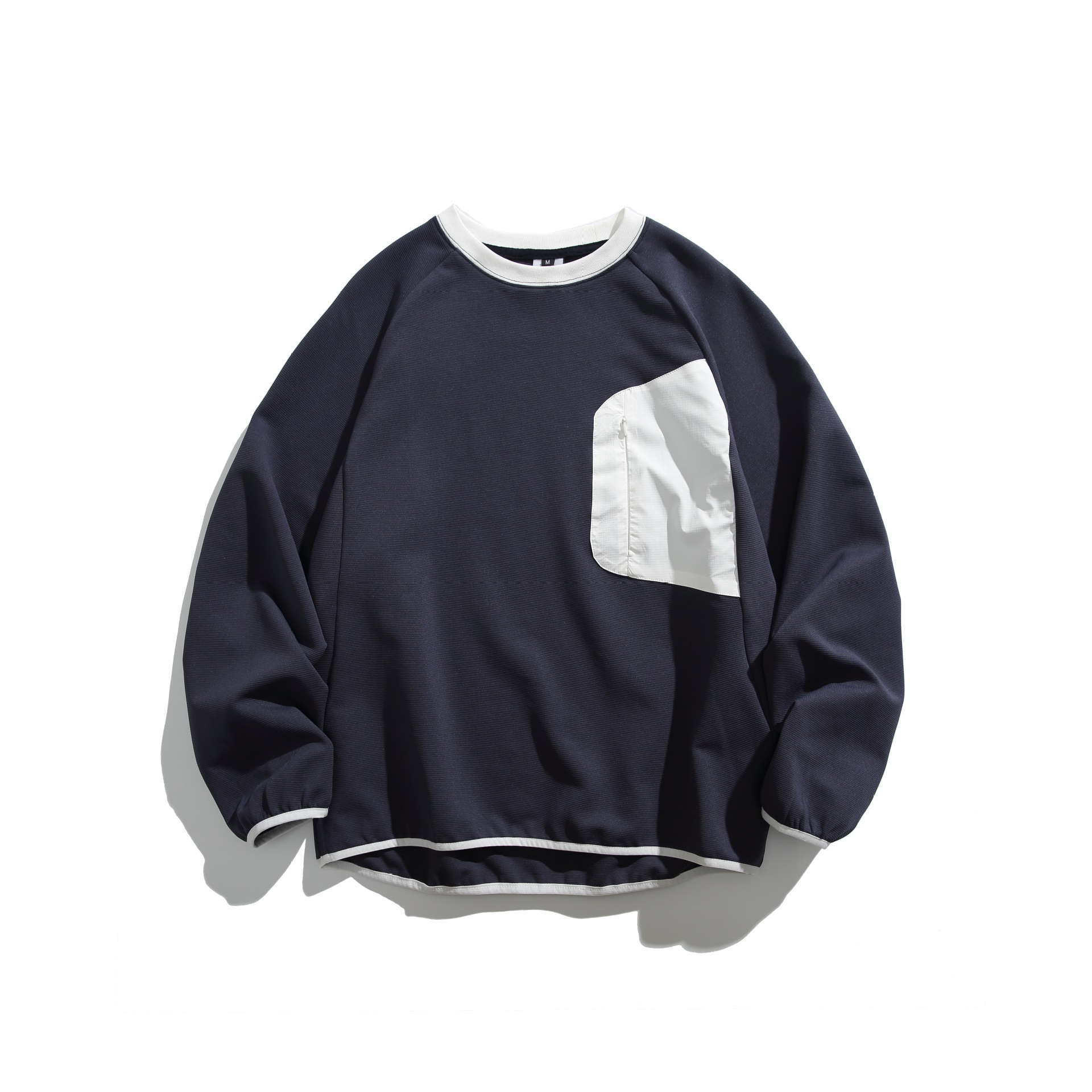 Oversized Retro Letter Print Long Sleeve Hoodie