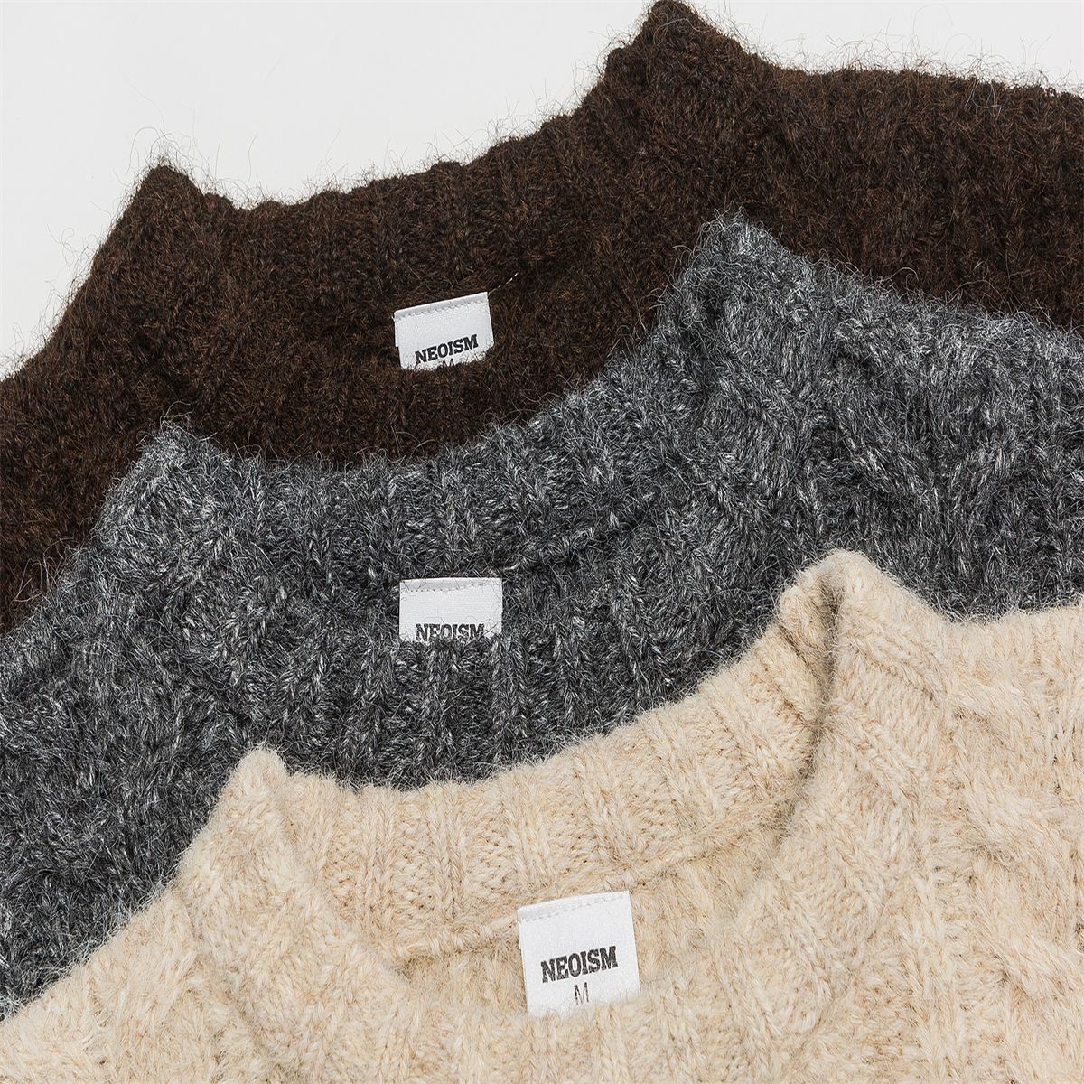 Relaxed Fit Japanese Workwear Polyester Sweater